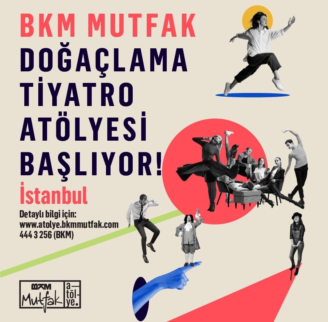 BKM MUTFAK Doğaçlama Tiyatro Atölyesi İstanbul’da Başlıyor!