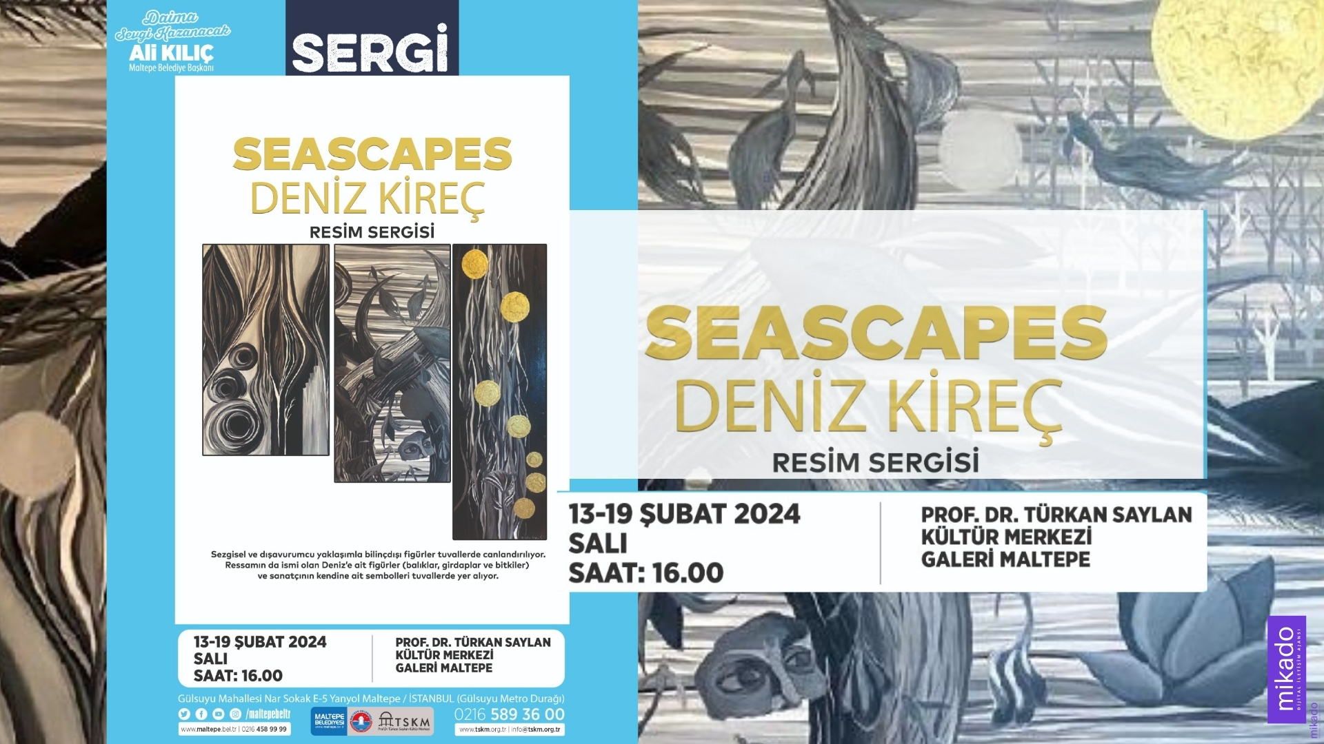 Deniz Kireç’in Seascapes-II Sergisi 19 Şubat’a Kadar Ziyaretçilerini Bekliyor!