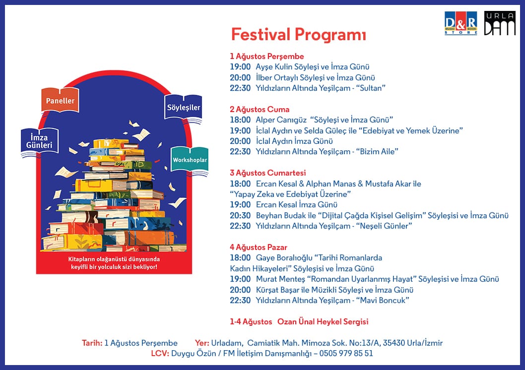 D&R – Urladam Kitap Festivali Başlıyor…